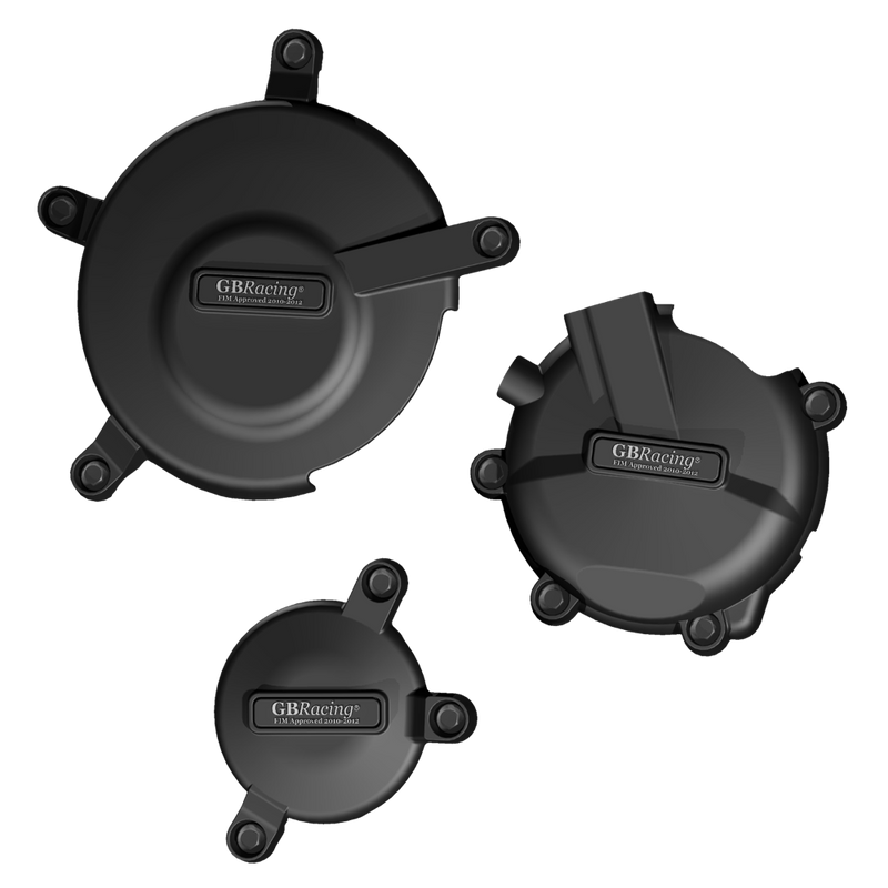 GBRacing Engine Case Cover Set for Suzuki GSX-R 600 / GSX-R 750 (EC-GSXR600-K6-SET-GBR)