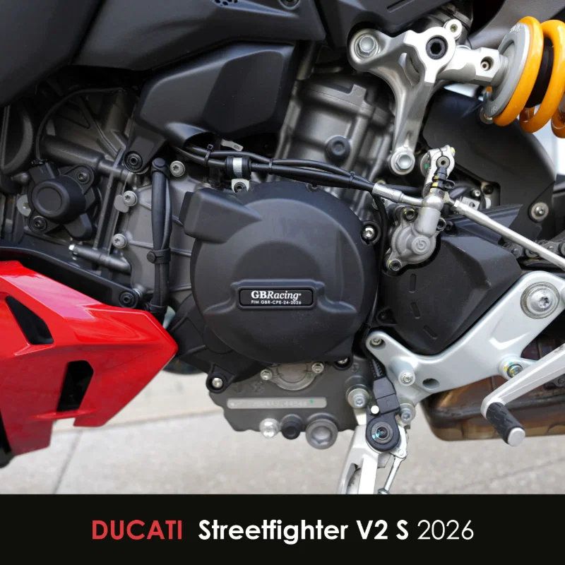 GBRacing Engine Case Cover Set for Ducati Panigale V2 (EC-V2-2025-SET-GBR)