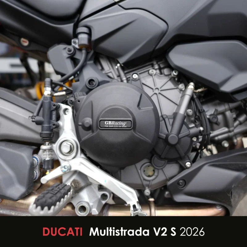 GBRacing Engine Case Cover Set for Ducati Panigale V2 (EC-V2-2025-SET-GBR)