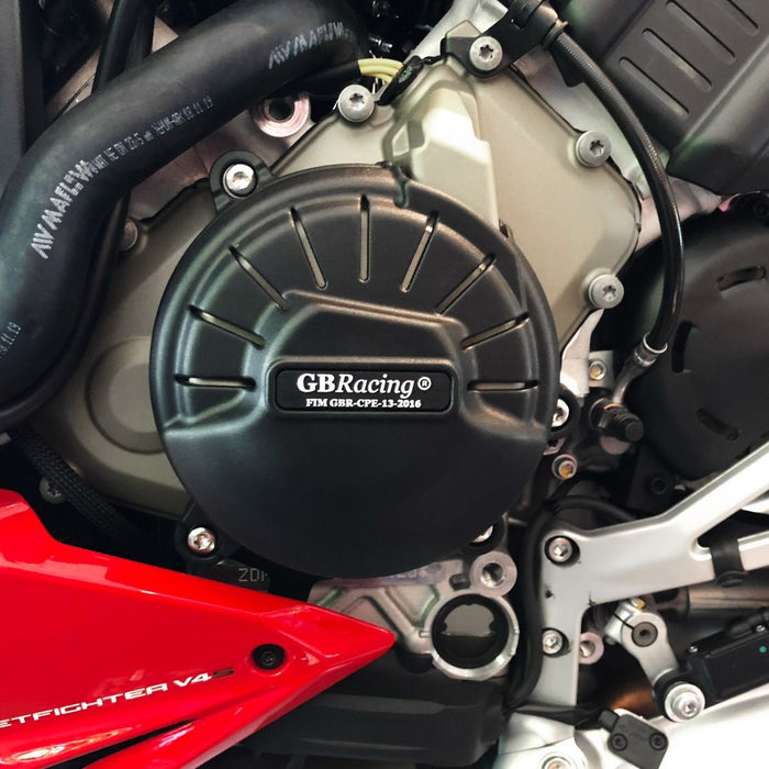 GBRacing Engine Case Cover Set for Ducati Streetfighter V4 2023 (EC-V4-SF-2023-SET-GBR)