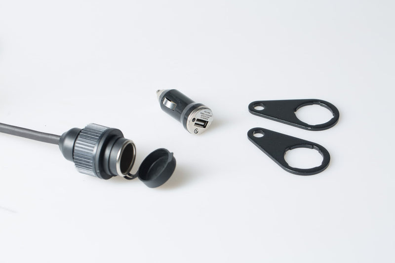 Universal Electric Kit. Cigar lighter socket. USB power port. Mounting kit (EMA.00.107.20001/B)  [Clearance]