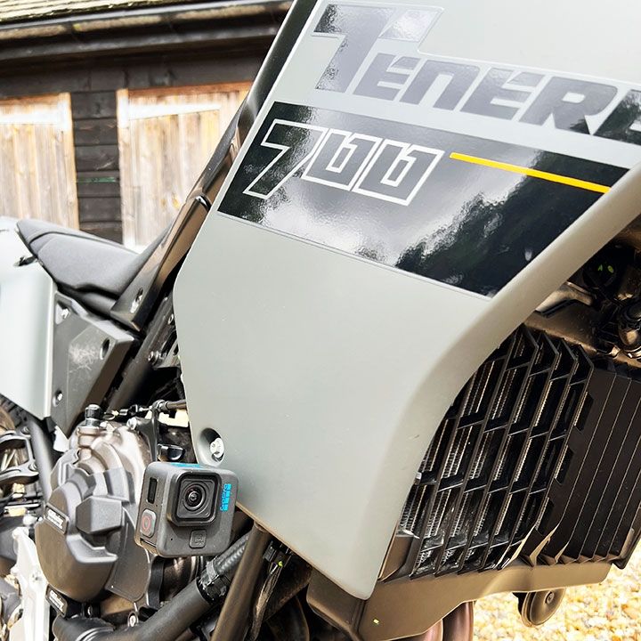 GBRacing GoPro Camera Fixed Mount for Yamaha Tenere 700 (FM8-GP-SET60)