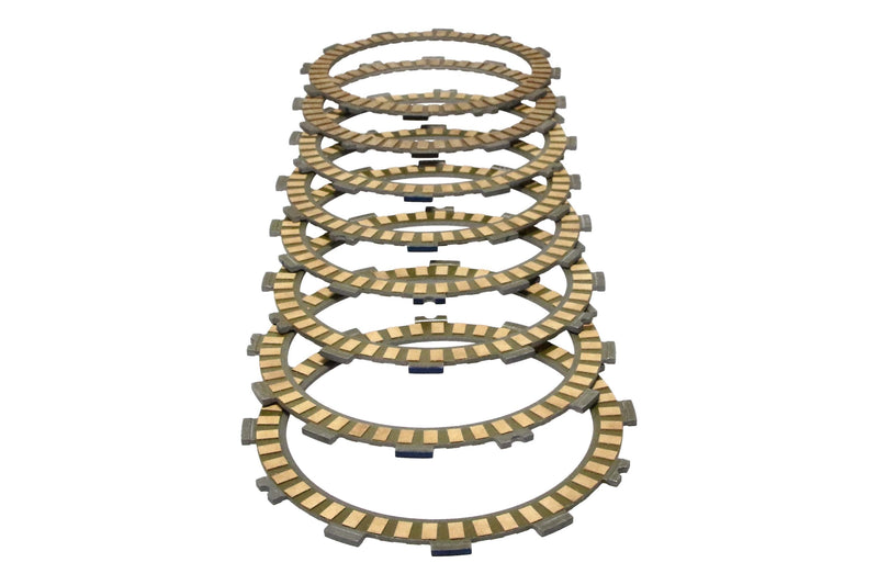 Wiseco Precision Products Motorcycle Off Road, 4 Stroke Clutch Basket, Accessory Clutch Plate Kit - 8 Fiber (W-WPPF038)