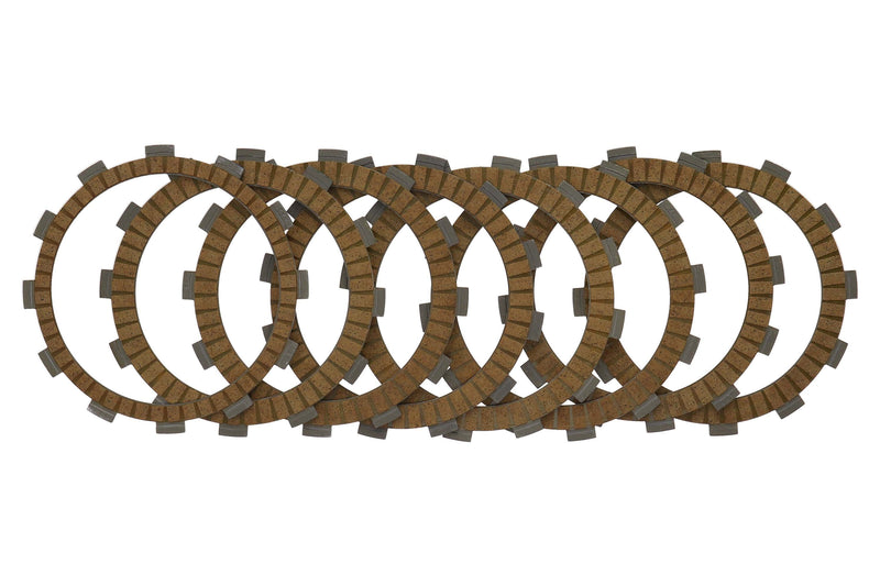 Wiseco Precision Products Motorcycle Off Road, 4 Stroke Clutch Basket, Accessory Clutch Plate Kit - 8 Fiber (W-WPPF063)