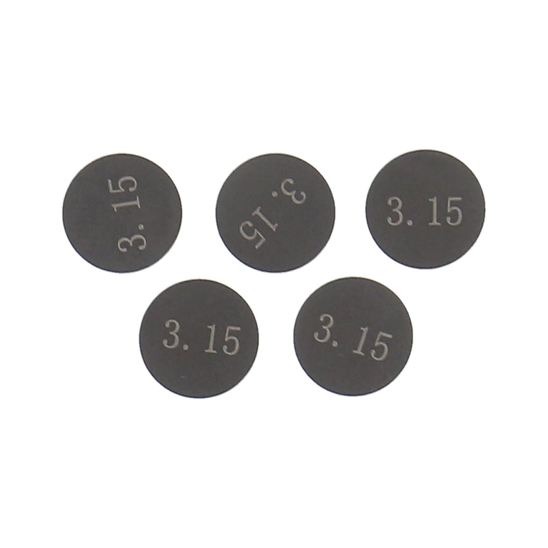 Wiseco 4 Stroke Valve Shim Valve Shim Refill Kit- 9.48 x 3.15mm (5) (W-VS9315)