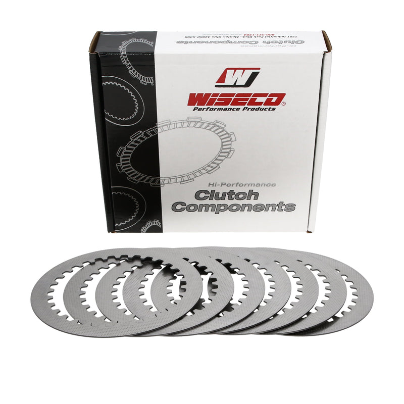 Wiseco Precision Products All Terrain Vehicle, 4 Stroke Clutch Basket, Accessory Clutch Plate Kit - 6 steel plates (W-WPPS040)