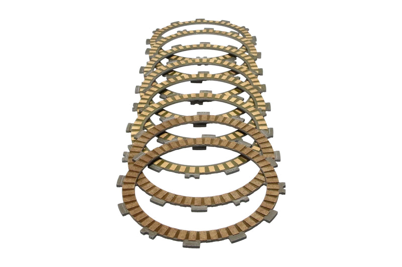 Wiseco Precision Products Motorcycle Off Road, 4 Stroke Clutch Basket, Accessory Clutch Plate Kit - 8 Fiber (W-WPPF038)