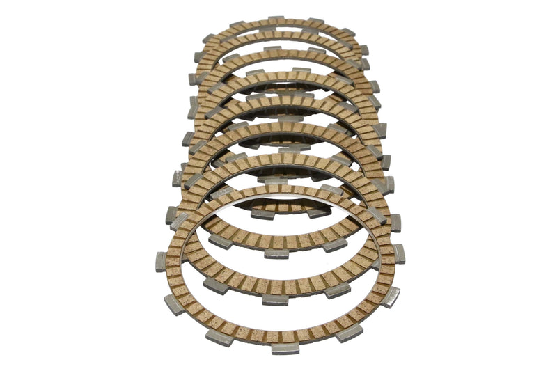 Wiseco Precision Products Motorcycle Off Road, 4 Stroke Clutch Basket, Accessory Clutch Plate Kit - 8 Fiber (W-WPPF063)