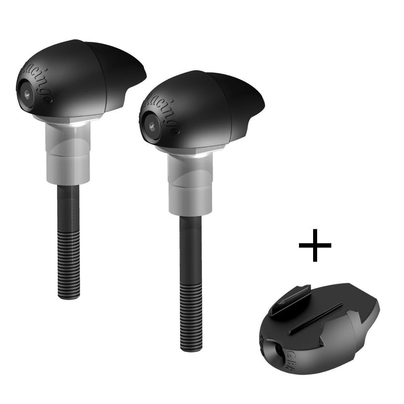GBRacing Bullet Frame Sliders (Race) for Aprilia RSV4 Tuono V4 GoPro™ Camera Mount bundle (FS-RSV4-2010-R-GPR)