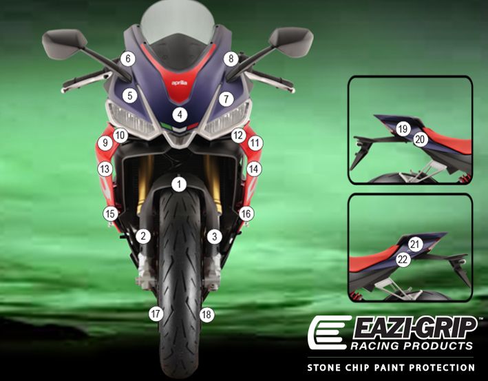 Eazi-Guard Paint Protection Film for Aprilia RS660 GUARDAPR007