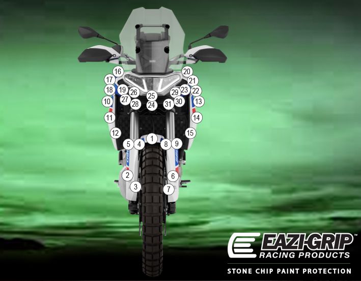 Eazi-Guard Paint Protection Film for Aprilia Tuareg 660 (GUARDAPR009)