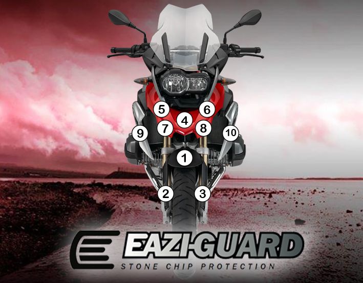 Eazi-Guard Paint Protection Film for BMW R1200GS (2014-2016) GUARDBMW001