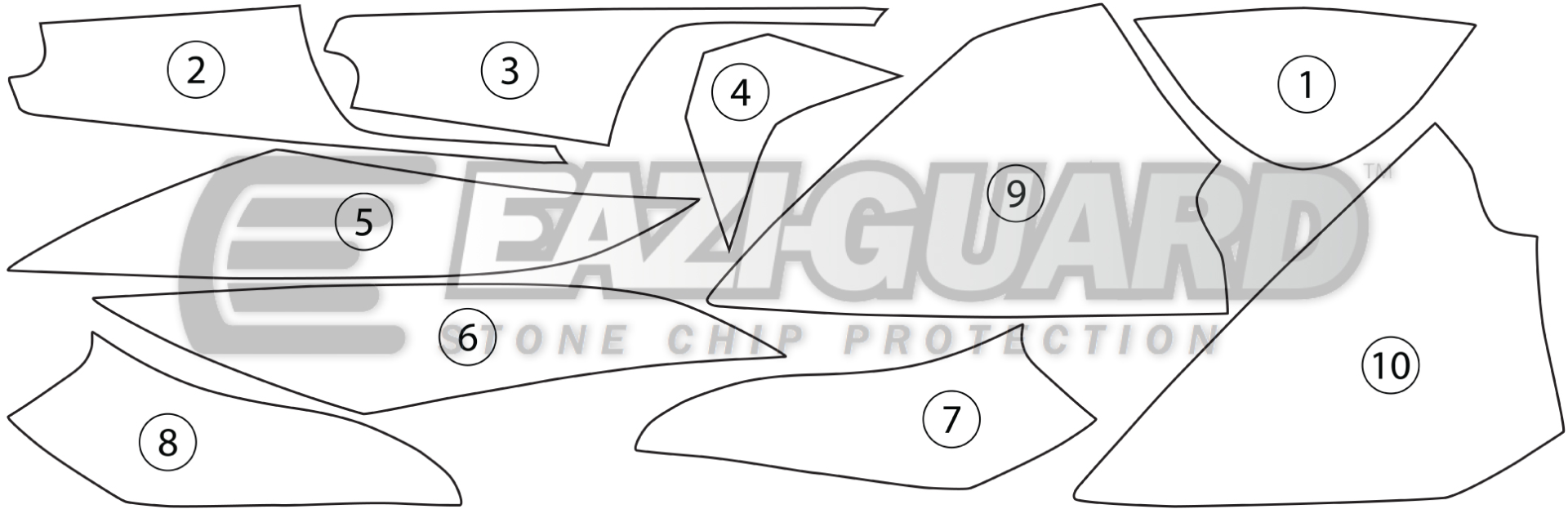 Eazi-Guard Paint Protection Film for BMW R1200GS (2014-2016) GUARDBMW001