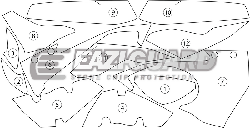 Eazi-Guard Paint Protection Film for BMW S1000RR (2015-2017) GUARDBMW003