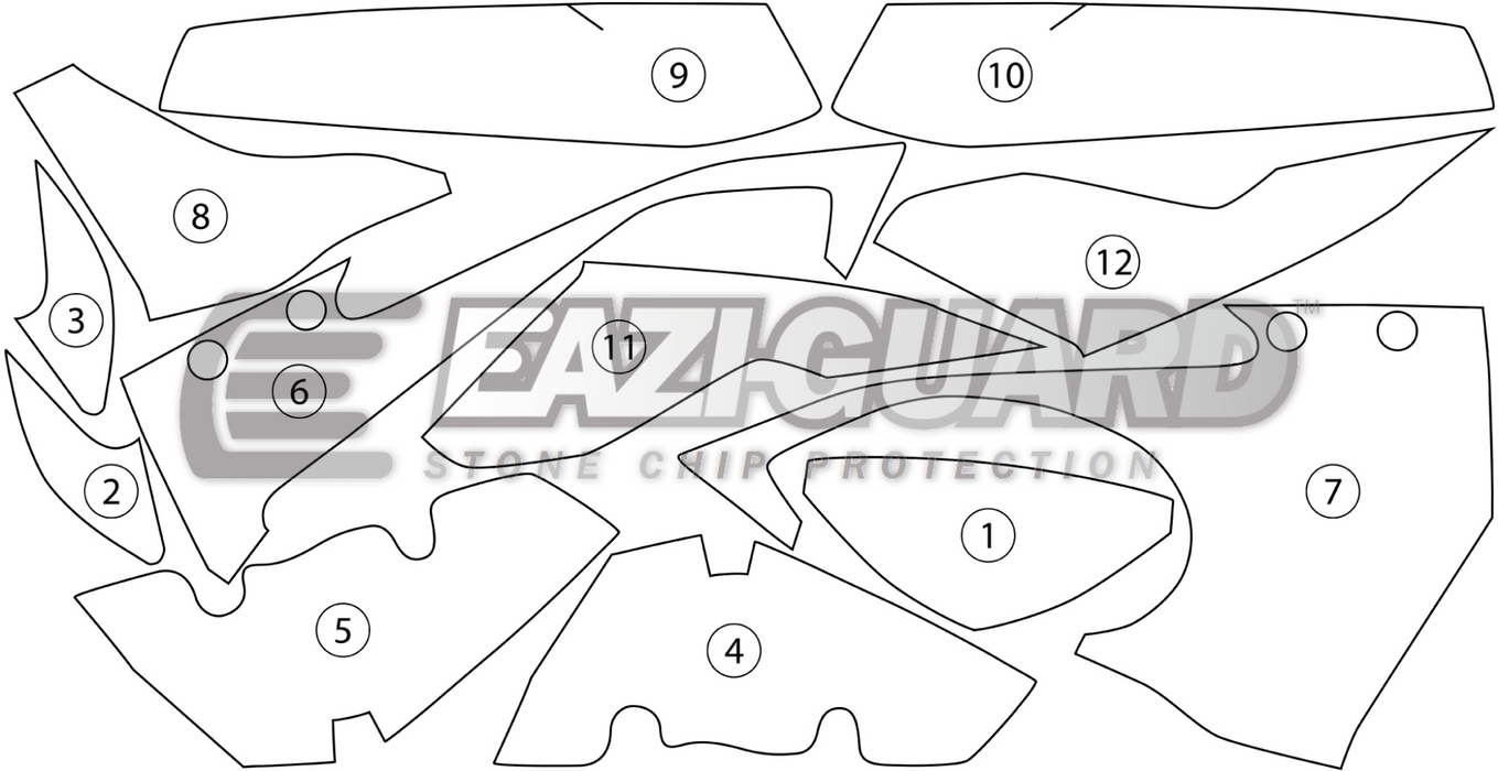 Eazi-Guard Paint Protection Film for BMW S1000RR (2015-2017) GUARDBMW003