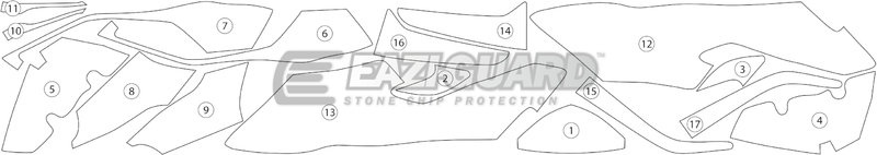 Eazi-Guard Paint Protection Film for BMW S1000XR (2015-2018) GUARDBMW006
