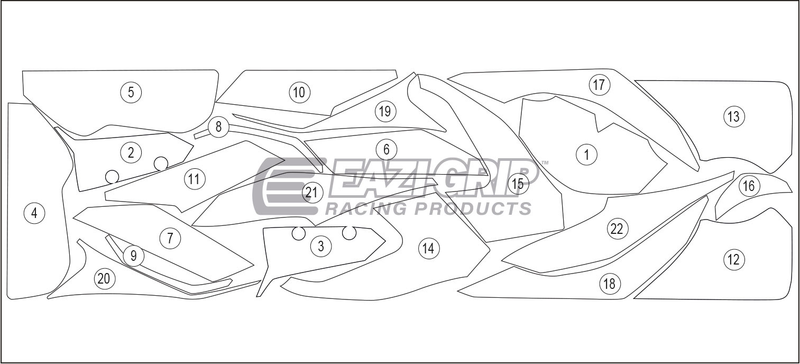 Eazi-Guard Paint Protection Film for BMW S1000XR (2020) GUARDBMW009