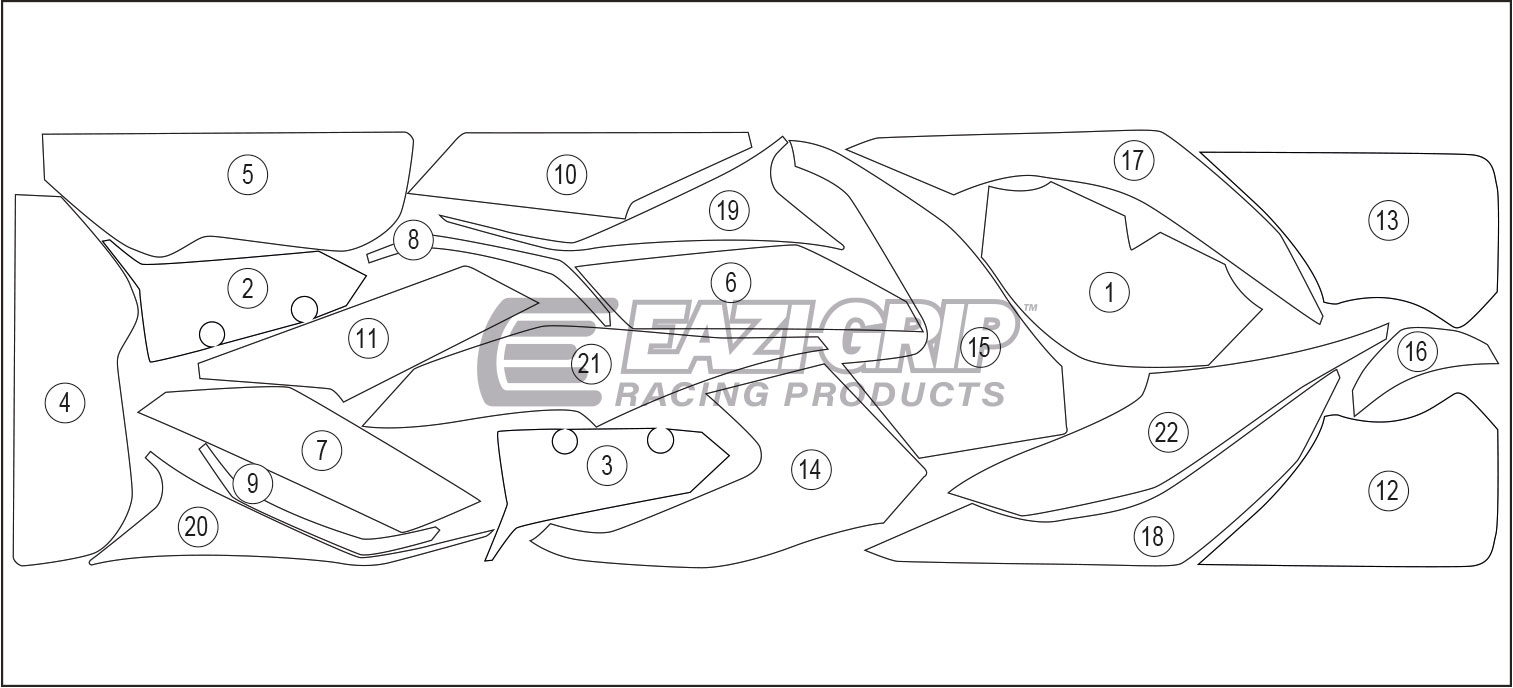 Eazi-Guard Paint Protection Film for BMW S1000XR (2020) GUARDBMW009