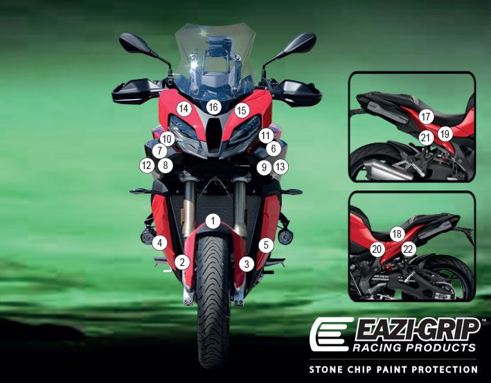 Eazi-Guard Paint Protection Film for BMW S1000XR (2020) GUARDBMW009