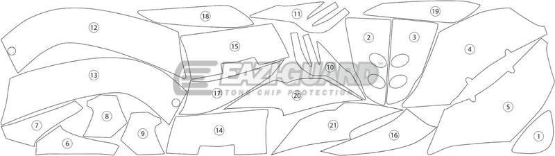 Eazi-Guard Paint Protection Film for Ducati Panigale 1299 GUARDDUC001