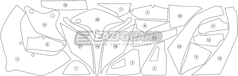 Eazi-Guard Paint Protection Film for Ducati Panigale V4 (2018-2019) GUARDDUC008