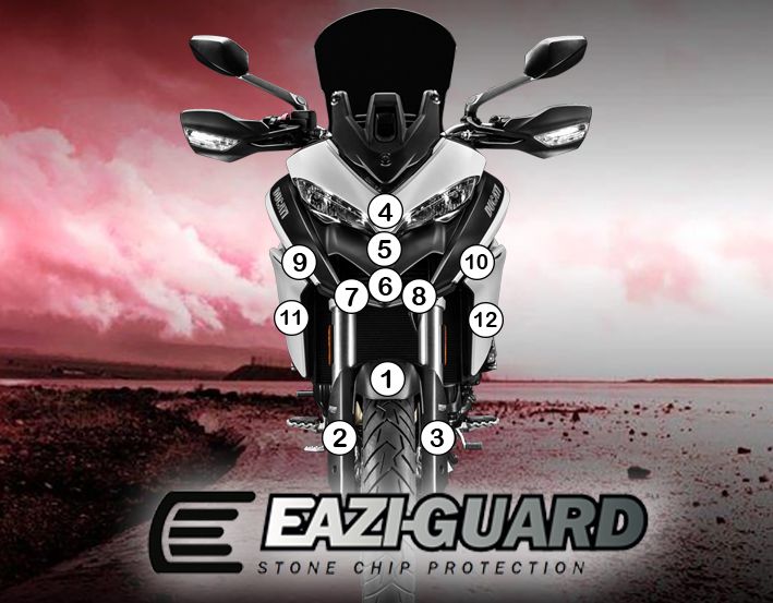 Eazi-Guard Paint Protection Film for Ducati Multistrada 950 GUARDDUC009