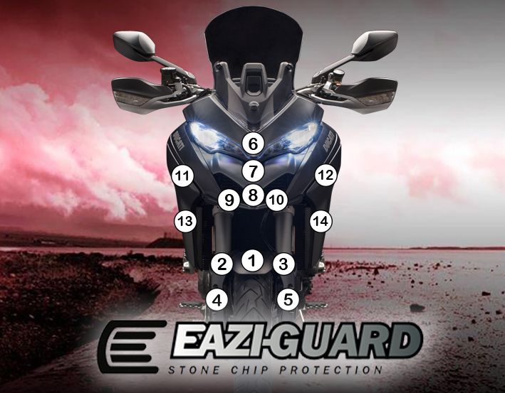 Eazi-Guard Paint Protection Film for Ducati Multistrada 1260 1260S GUARDDUC010