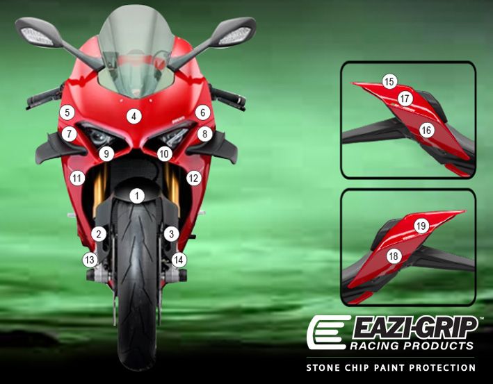 Eazi-Guard Paint Protection Film for Ducati Panigale V4 (2020) GUARDDUC014