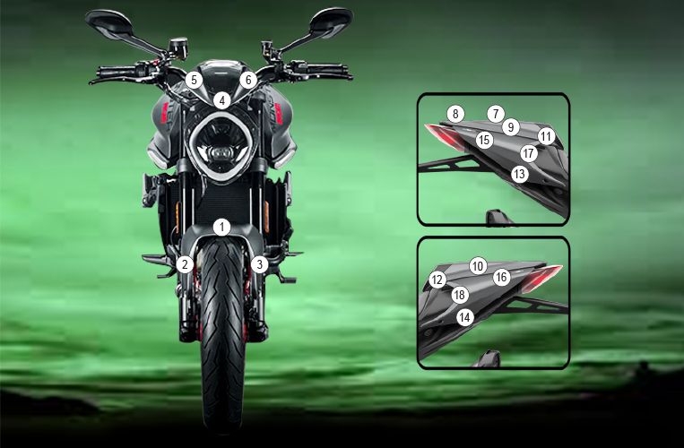 Eazi-Guard Paint Protection Film for Ducati Monster (2021) GUARDDUC015