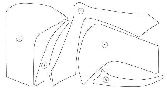 Eazi-Guard Paint Protection Film for Ducati Multistrada V2 GUARDDUC019