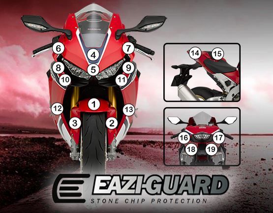 Eazi-Guard Paint Protection Film for Honda CBR1000RR (2017-2019) GUARDHON006