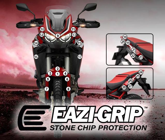 Eazi-Guard Paint Protection Film for Honda Africa Twin (2020) GUARDHON012