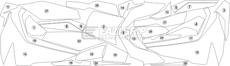 Eazi-Guard Paint Protection Film for Honda Africa Twin (2020) GUARDHON012