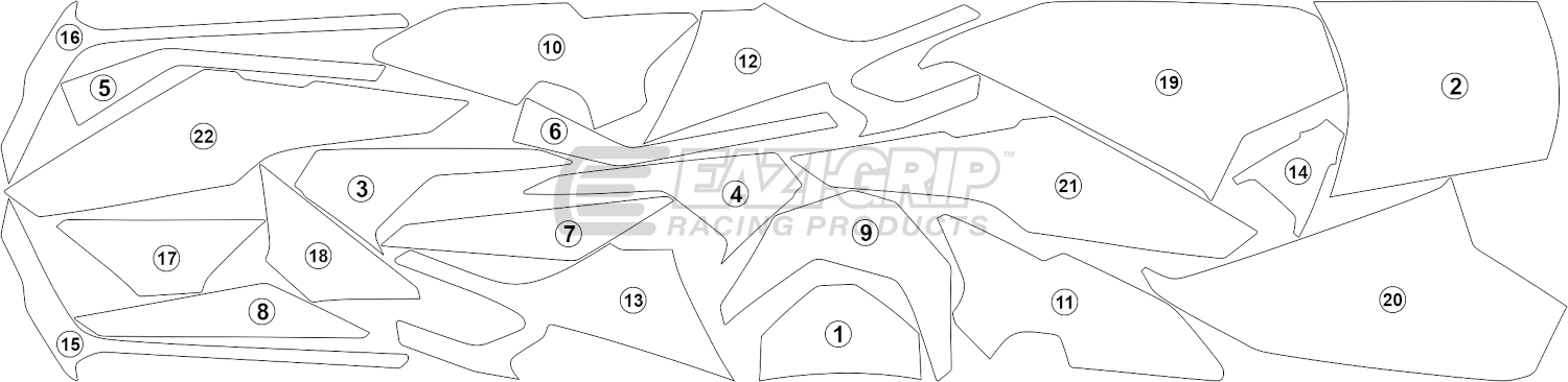 Eazi-Guard Paint Protection Film for Honda Africa Twin Adventure Sports (2020) GUARDHON013