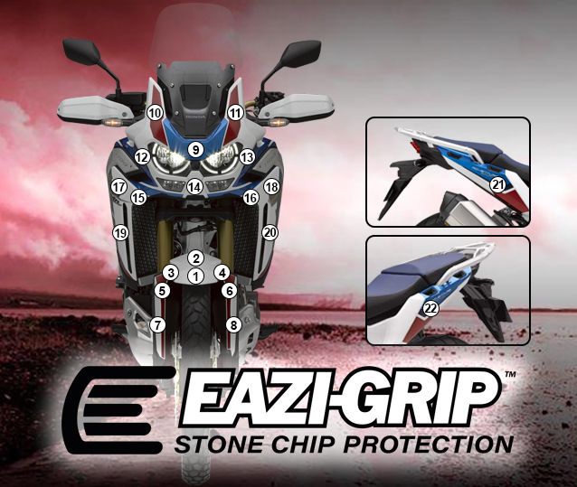 Eazi-Guard Paint Protection Film for Honda Africa Twin Adventure Sports (2020) GUARDHON013