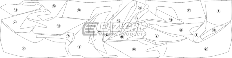 Eazi-Guard Paint Protection Film for Honda Goldwing Tour Premium (2020) GUARDHON014