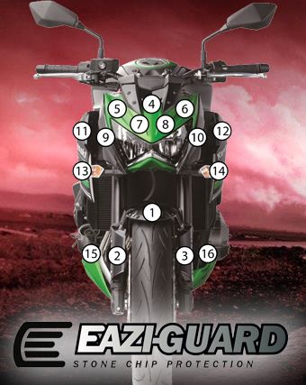 Eazi-Guard Paint Protection Film for Kawasaki Z800 GUARDKAW003