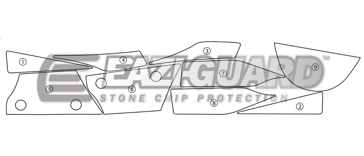 Eazi-Guard Paint Protection Film for Kawasaki ZX-10R (2011-2015) GUARDKAW007