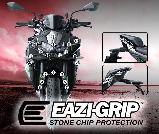 Eazi-Guard Paint Protection Film for Kawasaki ZH2 GUARDKAW022