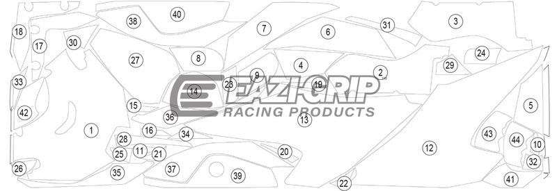 Eazi-Guard Paint Protection Film for Kawasaki ZX-10R RR GUARDKAW025