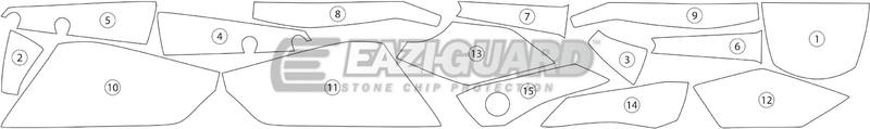 Eazi-Guard Paint Protection Film for KTM 390 Duke (2013–2016) GUARDKTM003