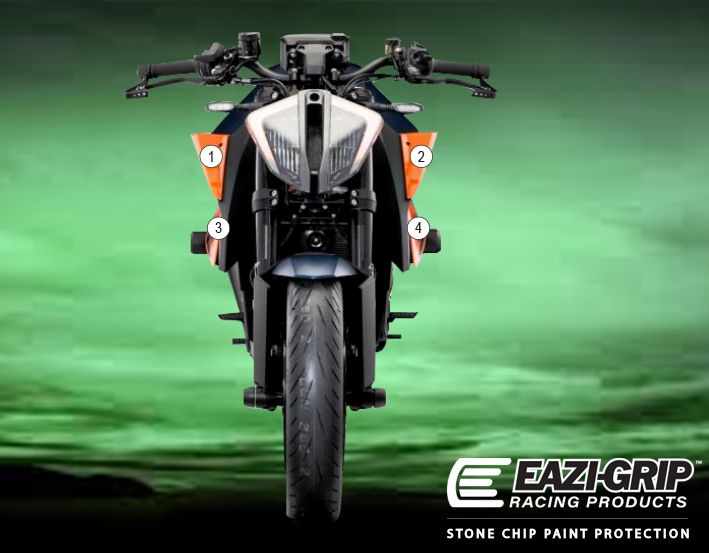Eazi-Guard Paint Protection Film for KTM 1290 Super Duke R GUARDKTM007