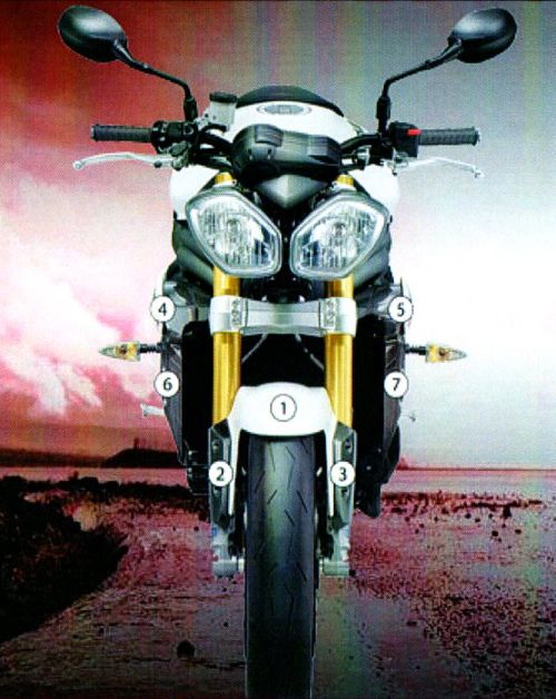 Eazi-Guard Paint Protection Film for Triumph Speed Triple (2011-2015) GUARDTRI001
