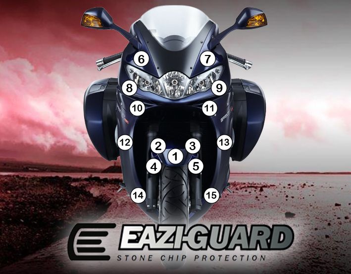 Eazi-Guard Paint Protection Film for Triumph Sprint GT (2010-2017) GUARDTRI002