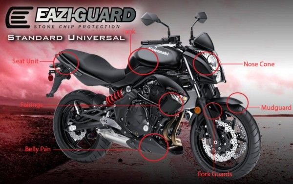 Eazi-Guard Stone Chip Paint Protection Film, Standard DIY-cut Universal Kit GUARDUNI001