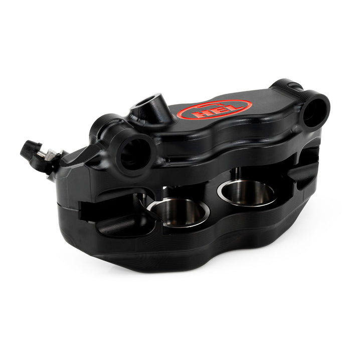 HEL V2 Solid Billet 4 Piston Front Radial Brake Calipers (Pair) Flat Back 100mm or 108mm