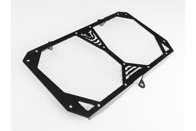 Radiator guard.Black/silver. Kawasaki Versys 1000 (12-18).(KLS.08.204.10000/B)