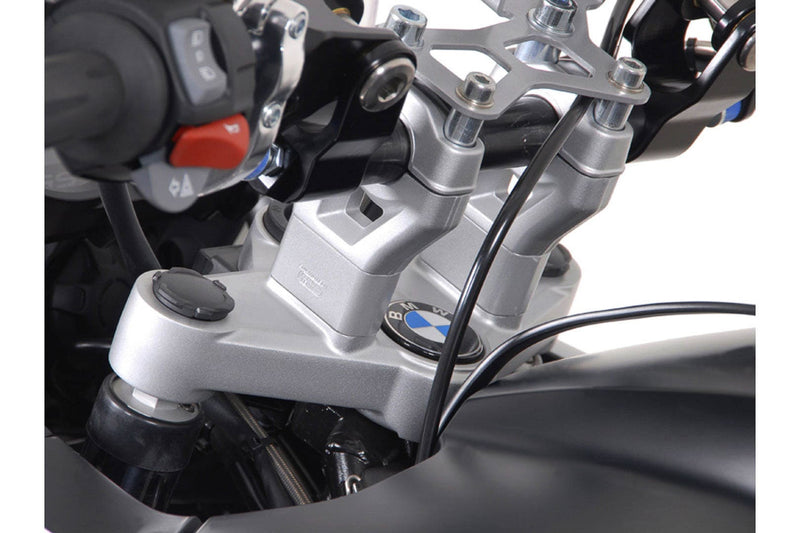 Bar riser. H=30 mm. Silver. BMW R1200GS/Adventure (08-). (LEH.07.039.117/S)
