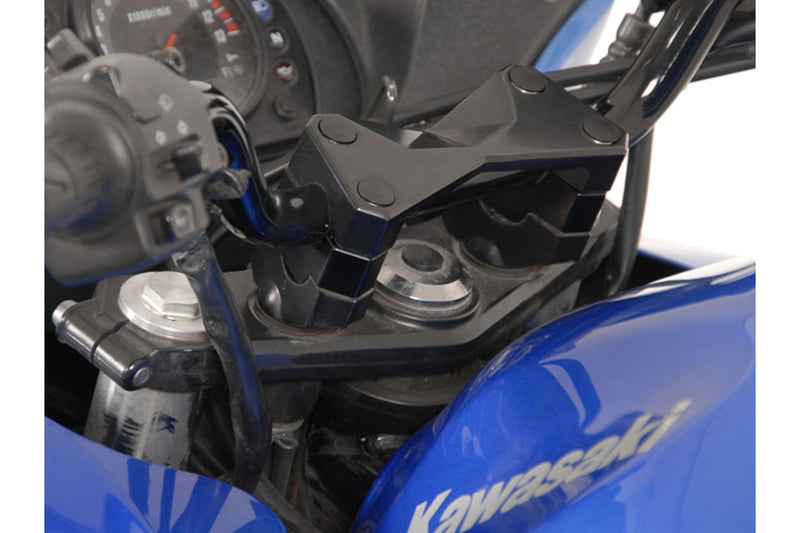 Bar riser.H=20 mm. Black. Kawasaki Z750/R/S, Z1000.(LEH.08.039.12100/B)