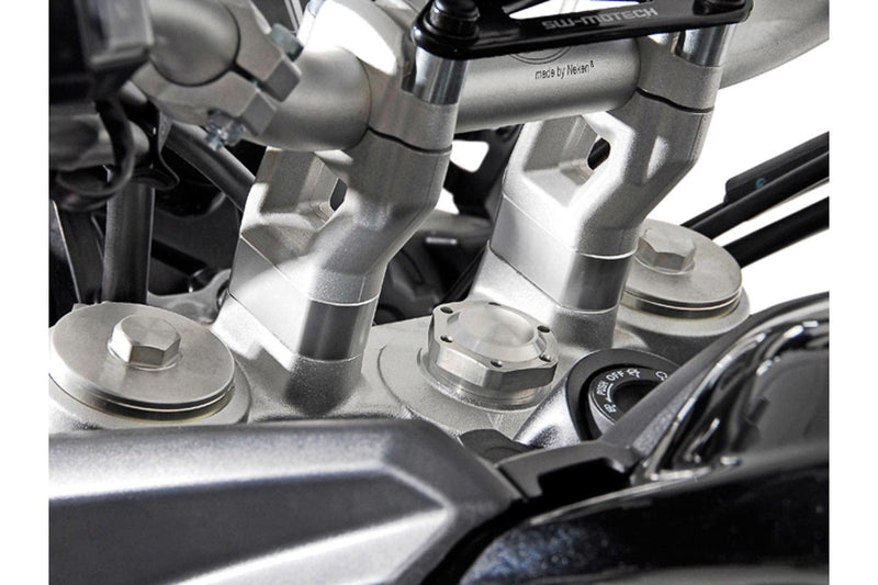 Bar riser. H=20 mm. Silver. Triumph Tiger 800/ 900/ 1200. (LEH.11.039.10000/S)